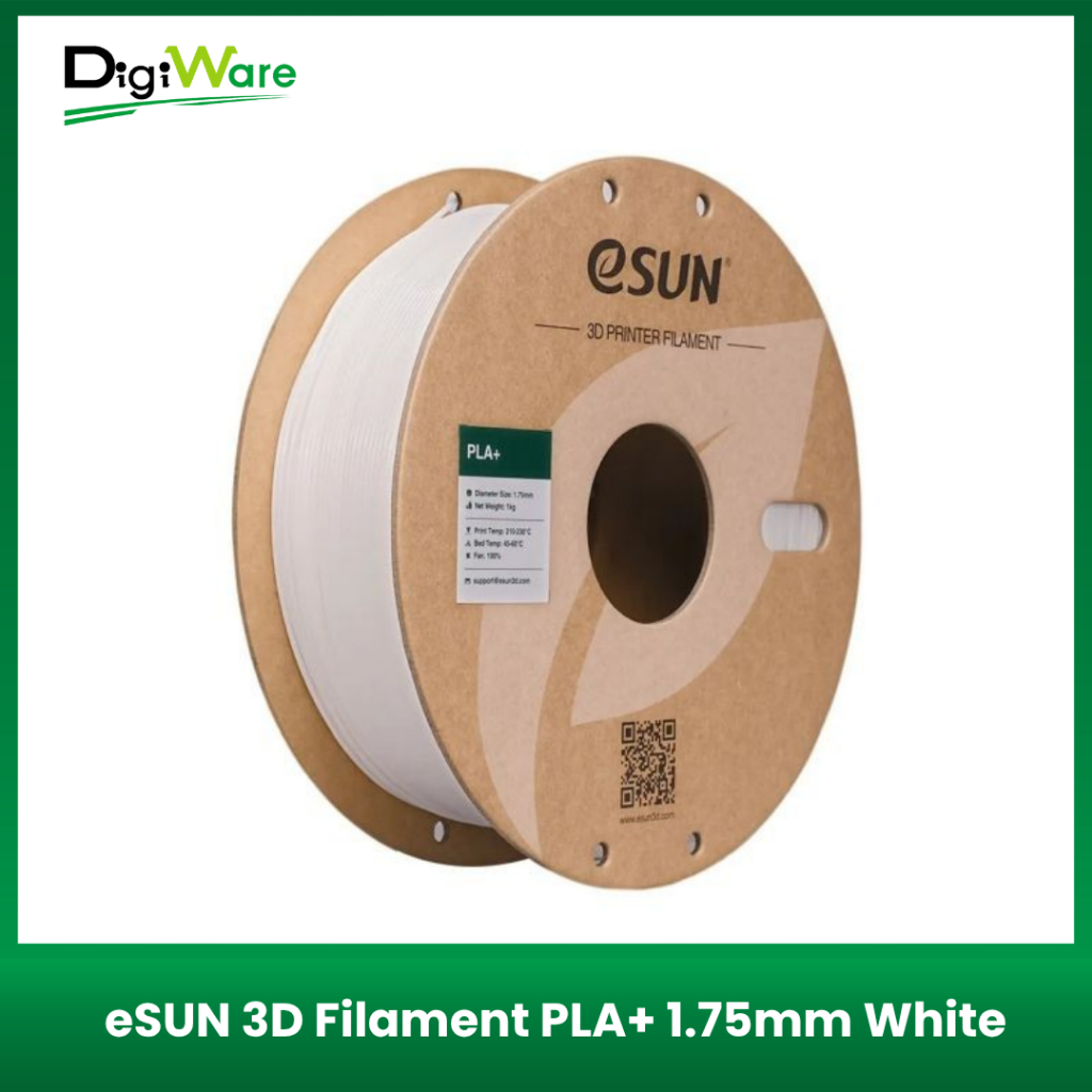 ESUN 3D Filament PLA+ 1.75mm สีขาว
