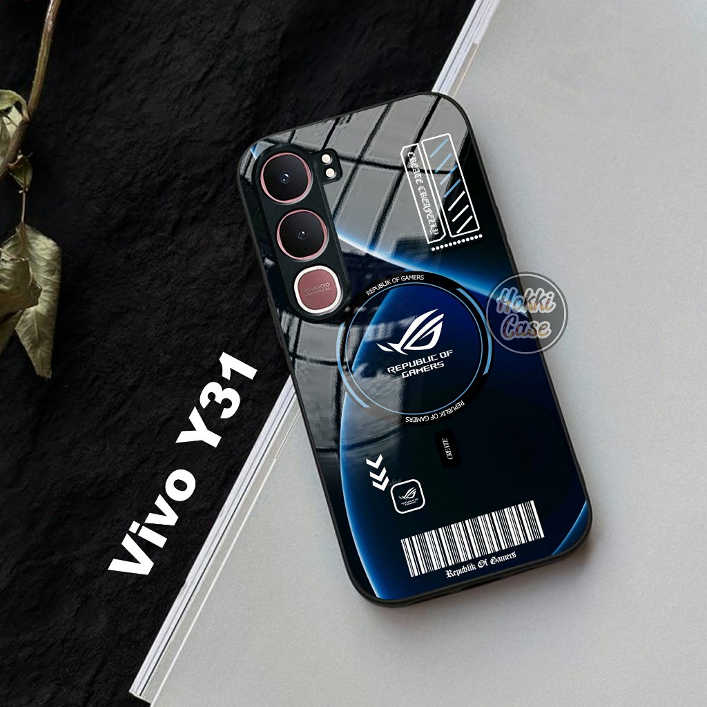 เคส Vivo Y31 - เคส Vivo Y31 Glass Softcase - เคสสําหรับ Vivo Y31 - Vivo Y31 Silicone - เคส Y31 - เคส