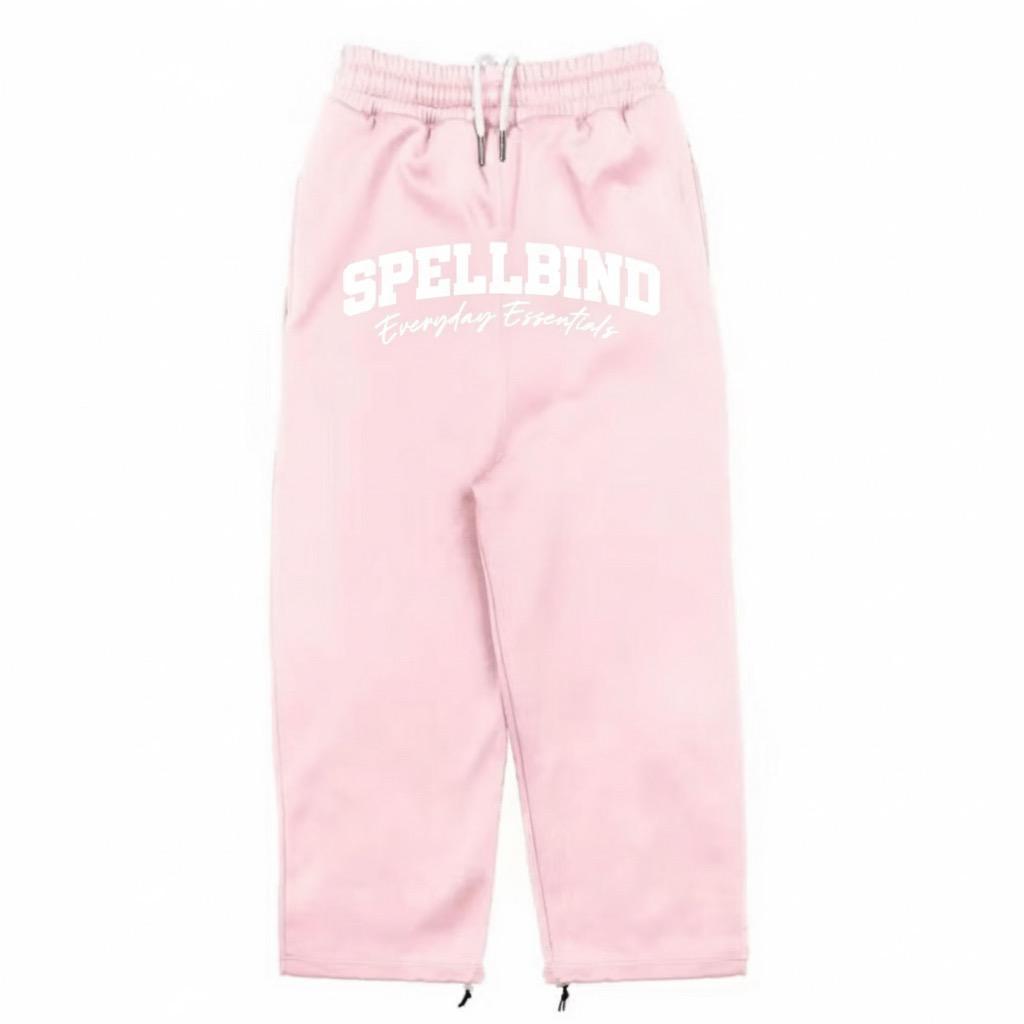 Spellbind - Kyushu Sweatpants Baggy Pink - กางเกงขายาว Baggy - กางเกงผู้ชาย - กางเกงผู้หญิง - กางเกง