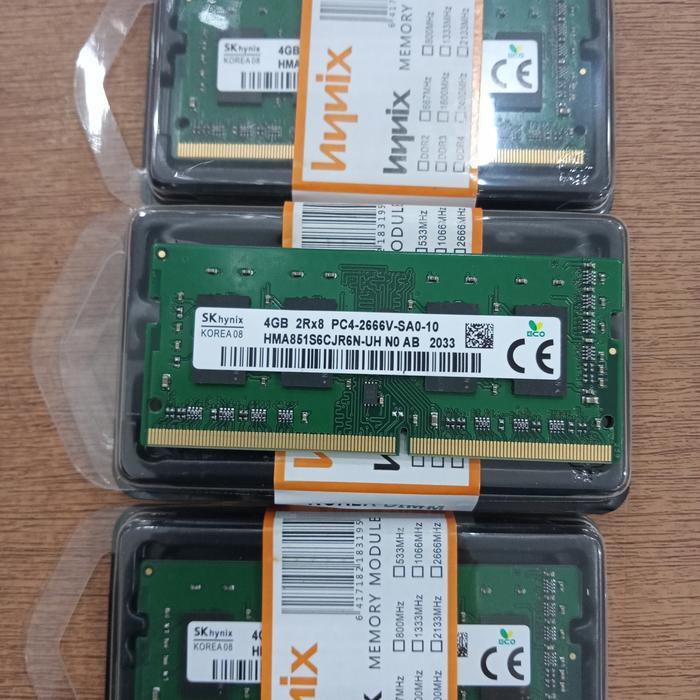 SODIMM DDR4 4GB HYNIX PC 2666 MHZ / LONGDIM DDR4 4GB HYNIX 2666 MHZ
