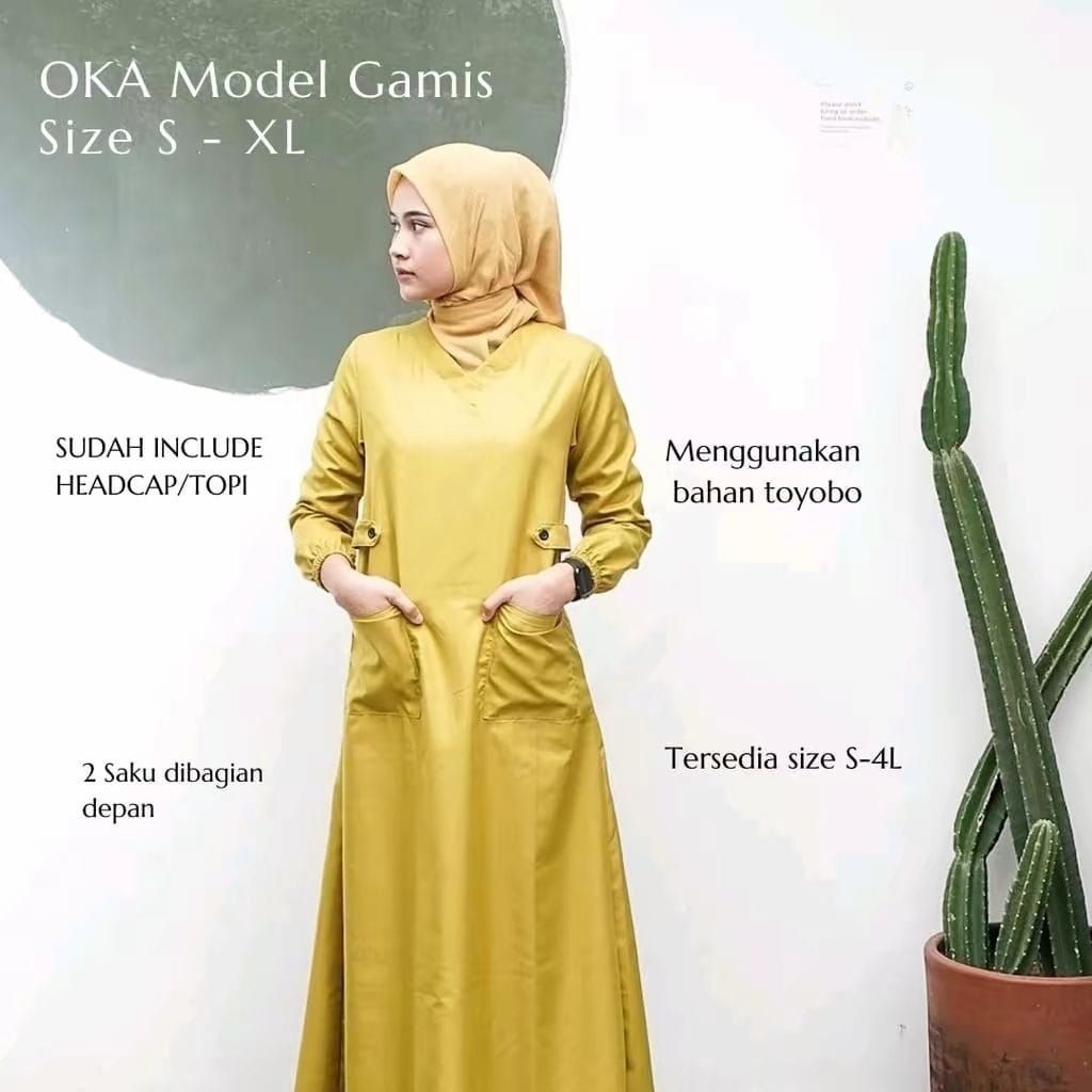 OKA GAMIS MODEL CLOTHES/ปกป้องผ้า/สครับขัดผิว/NURSING UNIFORMS1