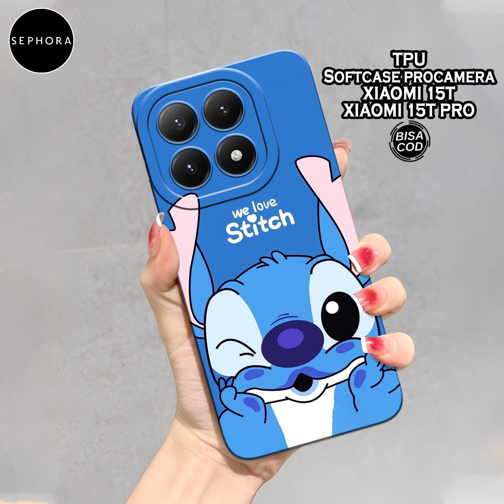 เคส HP ล่าสุด Xiaomi 15T/15T Pro 2025 - เคส Stitch แฟชั่น - Xiaomi 15T/15T Pro Softcase - เคสกล้อง P