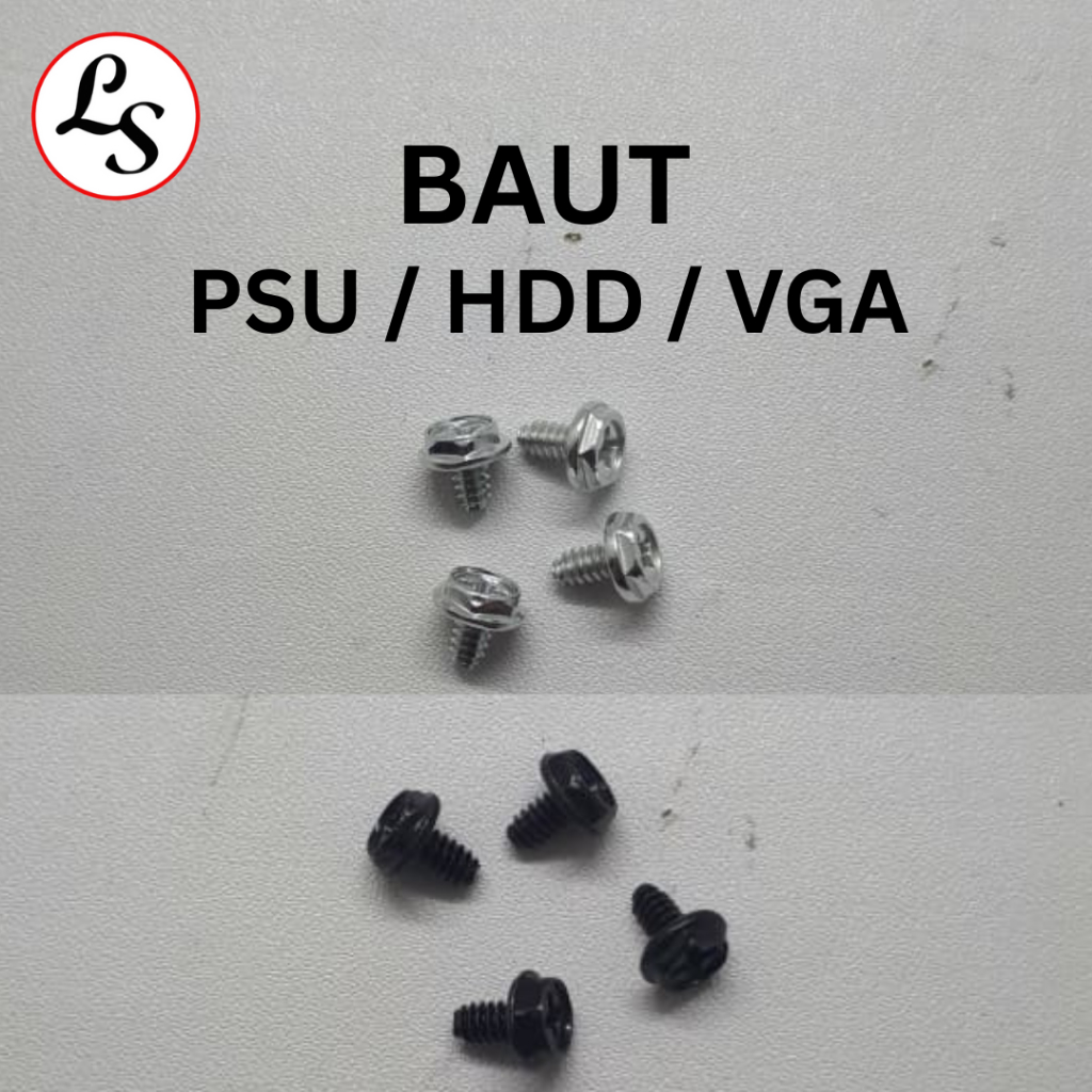 คอมพิวเตอร์ / PSU / HDD / DVD Room Back Casing Bolts Screw