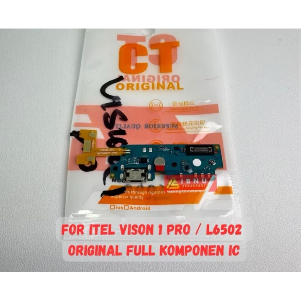 FLEXIBLE CHARGER CONNECTOR INFINIX ITEL VISION 1 PRO L6502 FULSET IC