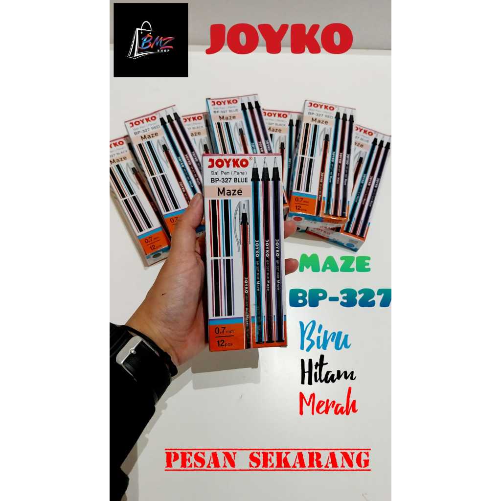 JOYKO MAZE BP327 0.7มม. ปากกา ONE DOZEN