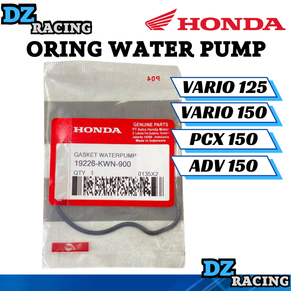 Oring ฐานสตาร์ทปั๊มน้ํา PCX125 PCX150 Vario125 FI Vario125 ESP Vario150 ESP 19226KWN900