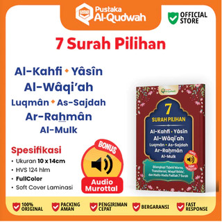 Spesial Keutamaan 7 Surah A6 (Saku) || Audio Book Muslimah || 7 Surah Traveling Aesthetic || Buku 7 Surah ukuran Saku || Full Color