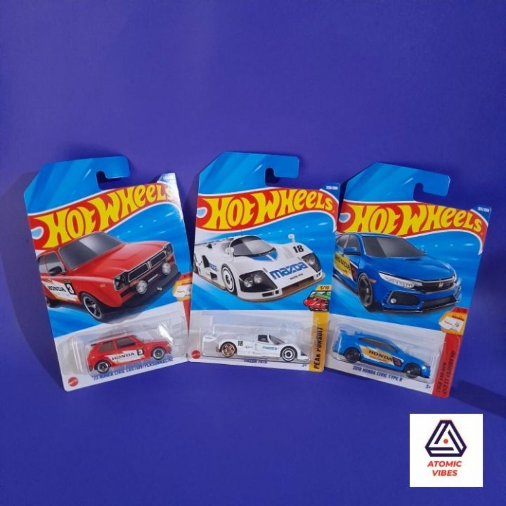 Hot Wheels JDM Japan Cars Regular Honda, Subaru, Mazda Diecast