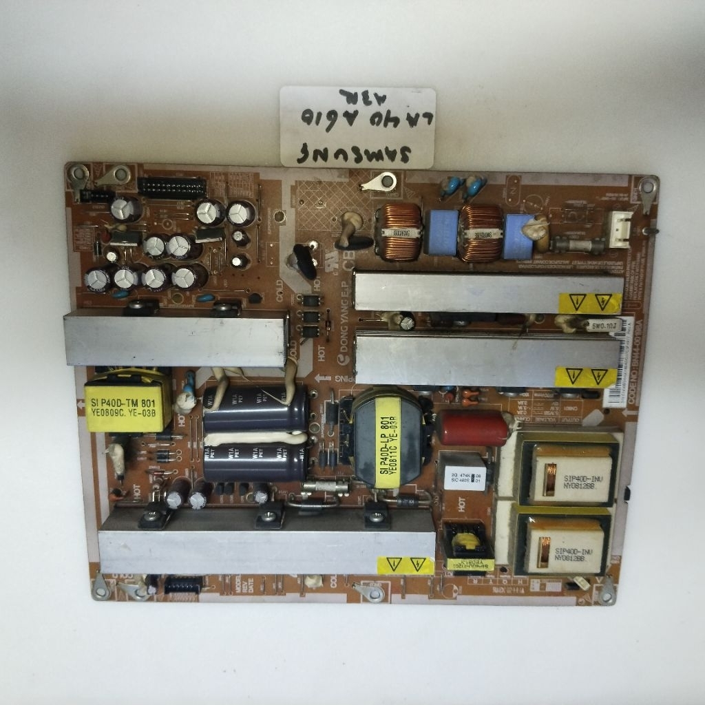 แหล่งจ่ายไฟทีวี samsung LA40A610 A3R ดั้งเดิม
