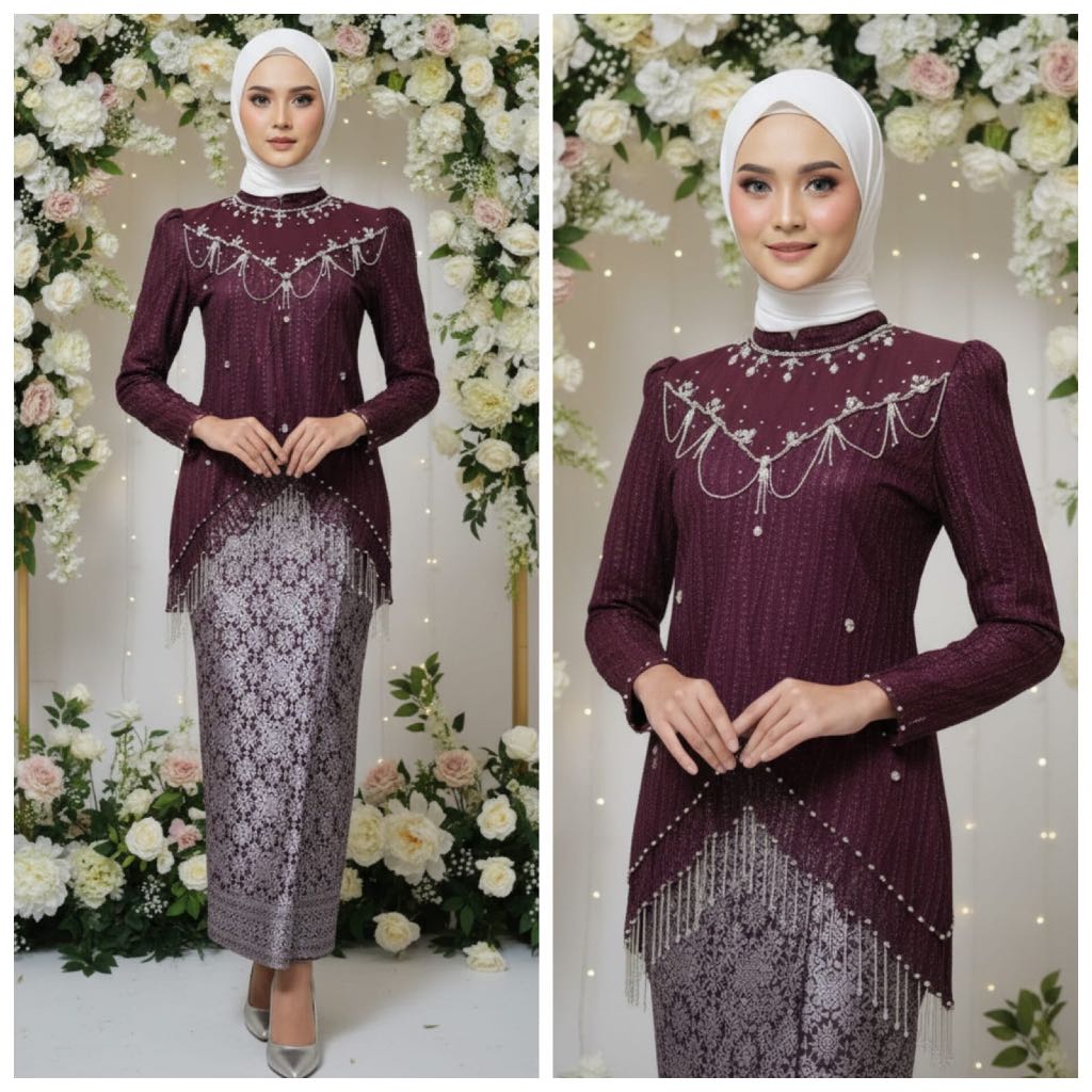 Kebaya ล่าสุดของ Azzura / kebaya by Eka / พู่เลื่อม kebaya / Fuji kebaya / party kebaya / รับปริญญา 