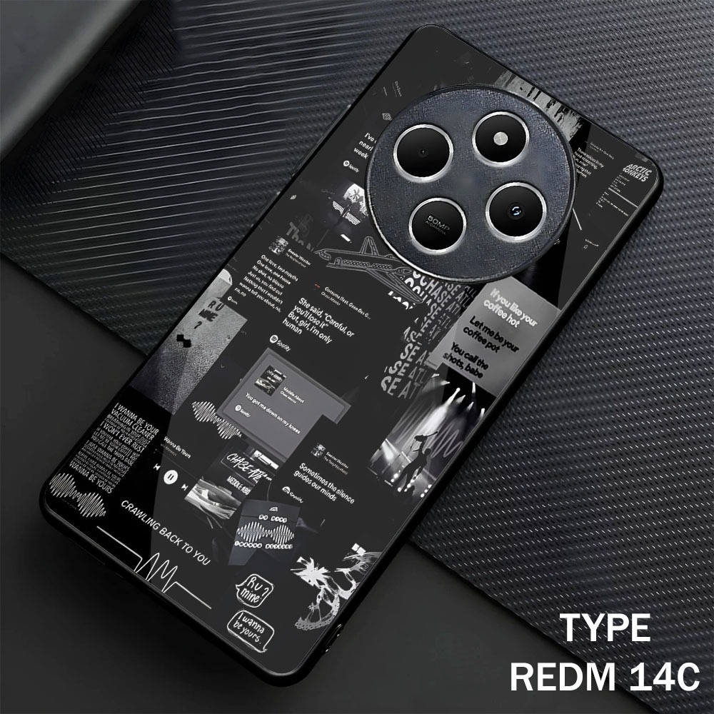 [M07] Redmi 14C Glitter Softcase - เคสกระจก Redmi 14C - เคสกระจก Redmi 14C - เคสมัน Redmi 14C