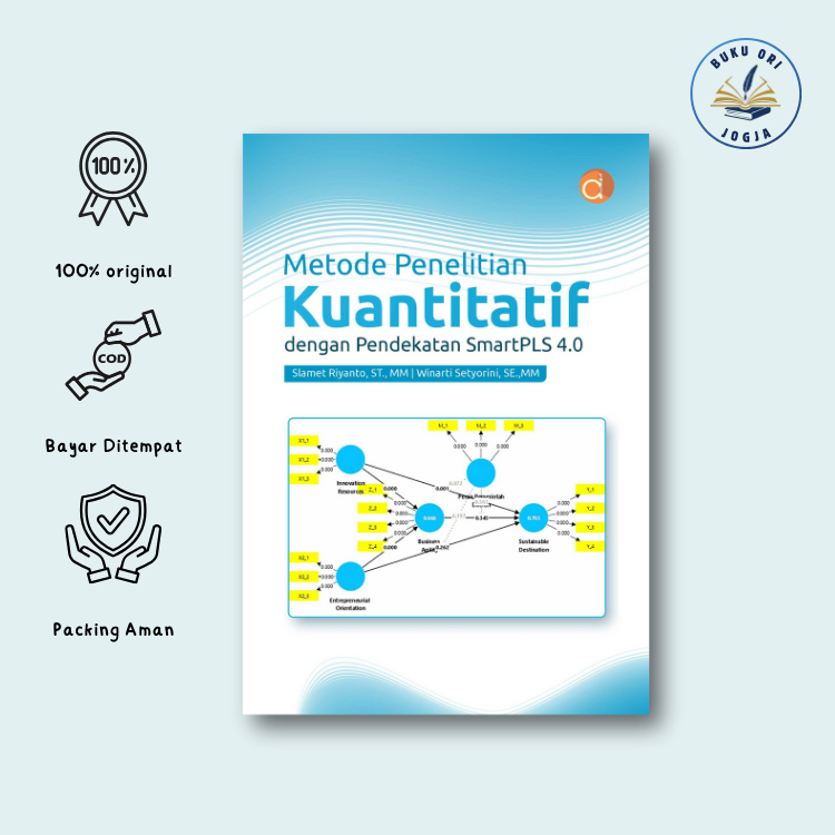 หนังสือวิธีวิจัยเชิงปริมาณพร้อม SmartPLS 4.0 Approach - Slamet Riyanto