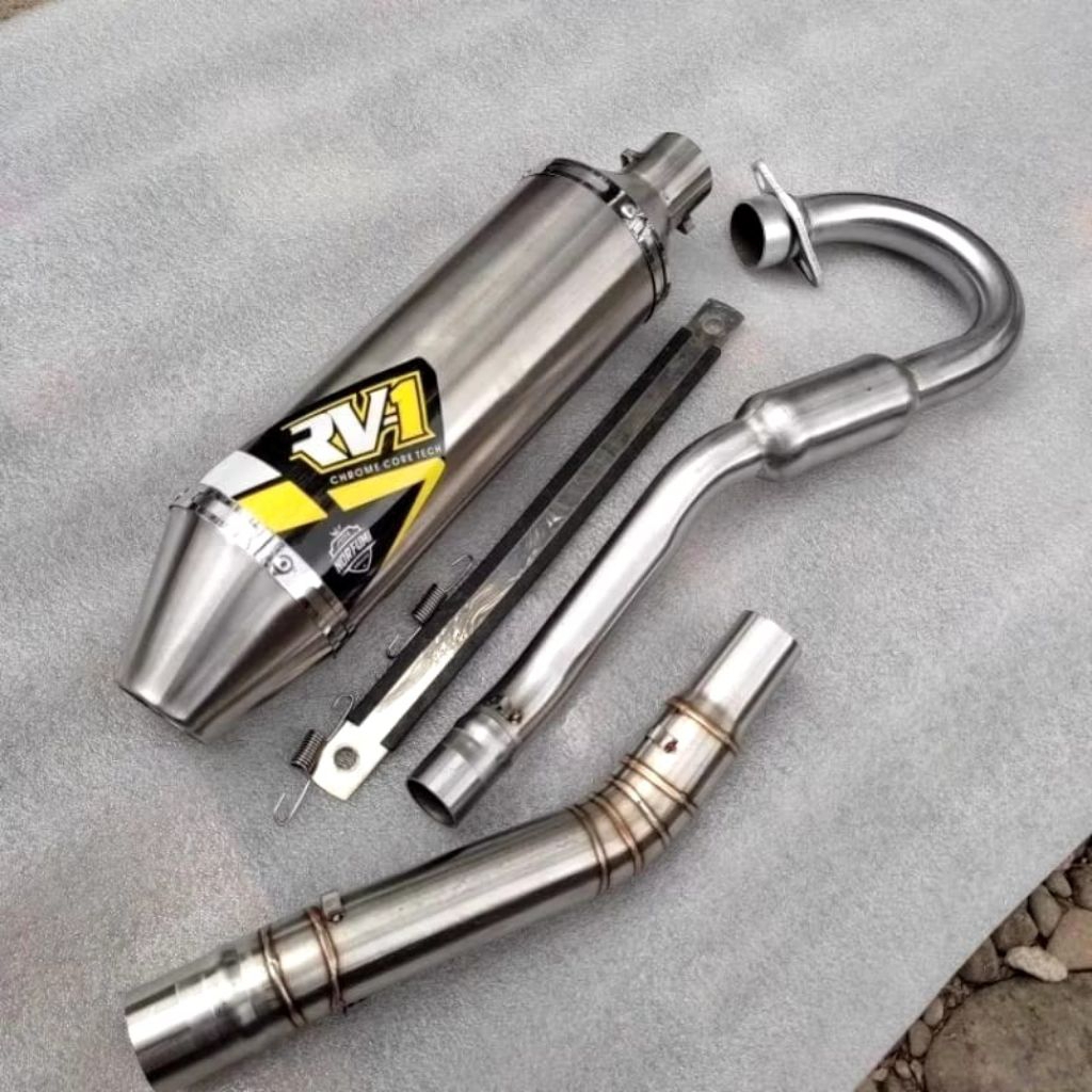 EXHAUST RACING RV1 NORIFUMI ประเภทสําหรับรถจักรยานยนต์ ksr110 ksr110pro xtz125 crf150 klx150 dtracke