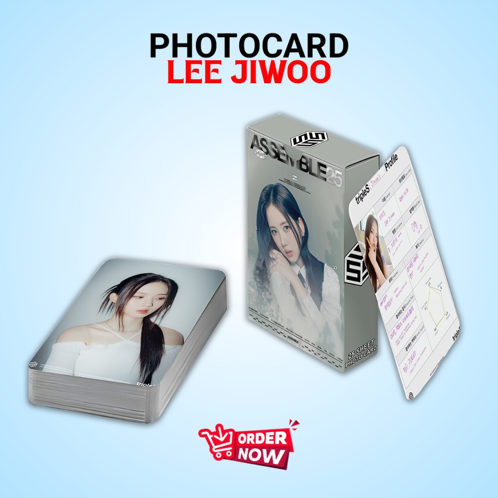 LEE JIWOO MEMBER KPOP TRIPLES PREMIUM PHOTOCARD SET ฟรีกล่อง