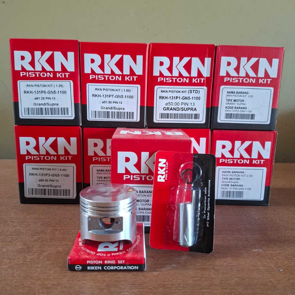 ชุดลูกสูบ Grand Supra GN5 os STD 025 050 075 100 125 150 175 200 RKN | ลูกสูบแพ็คเกจ Grand STD - 2.0