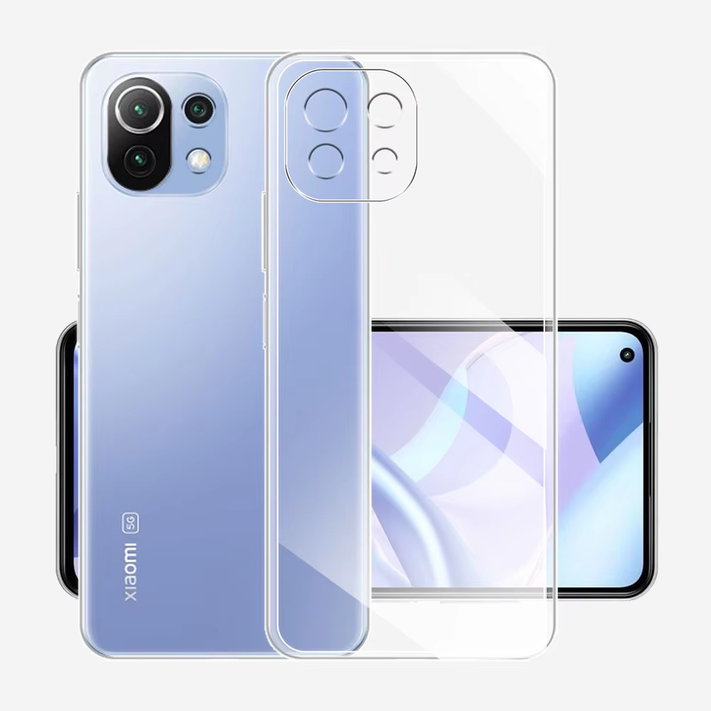 [CLEAR CASE XIAOMI MI 11 LITE ] PREMIUM CLEAR CASE TRANSPARENT TPU 2.00 MM SOFT CASE BENING MI 11 LI