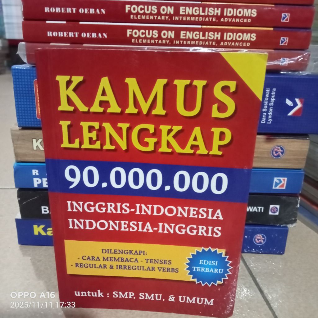 Complete Dictionary 90,000 English - อินโดนีเซีย - English Pocket Edition