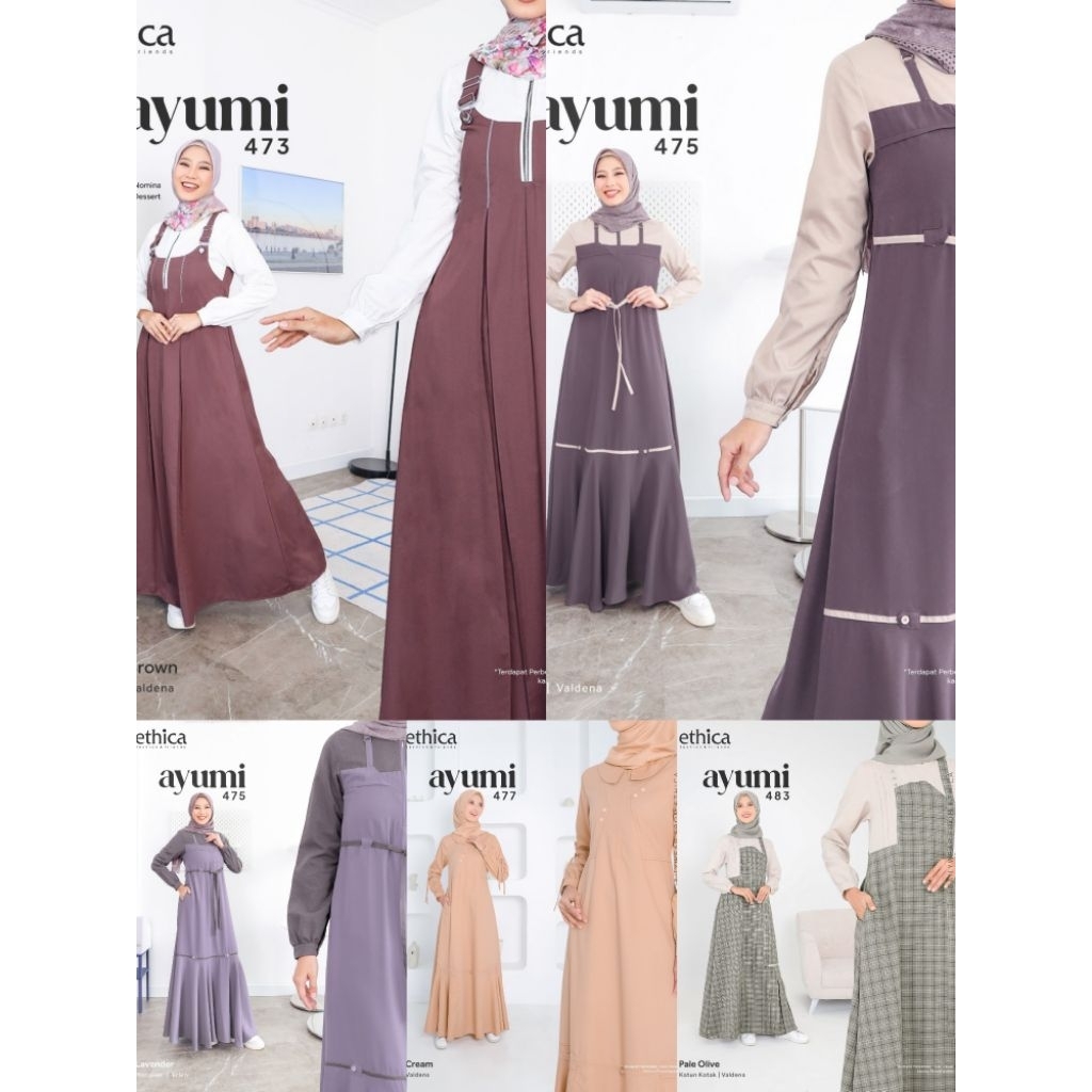 ETHICA ADULT DRESS/GAMIS || AYUMI 368, AYUMI 379, AYUMI 386, AYUMI 440, AYUMI 465, AYUMI 466, AYUMI 
