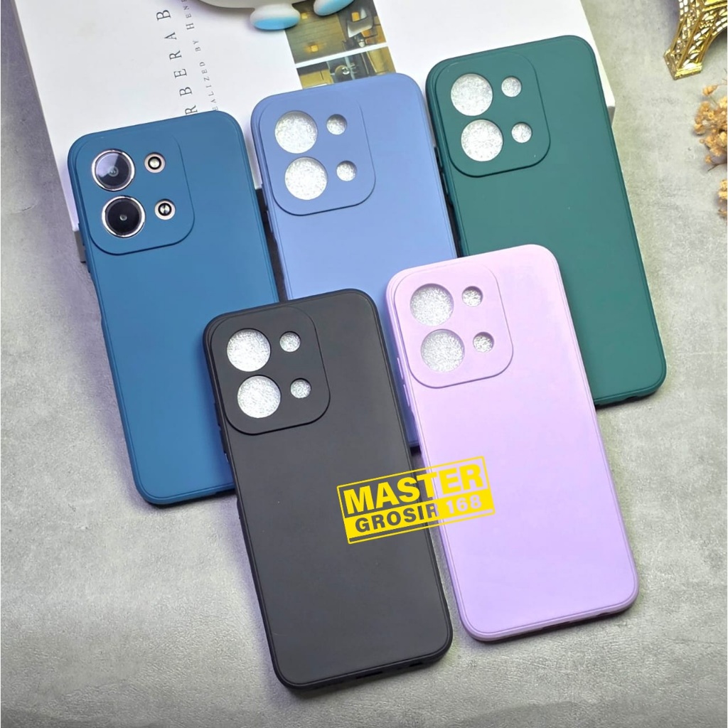 POCO C85 CASE MACAROON SQUARE EDGE CASE LIQUID EDGE POCO C85