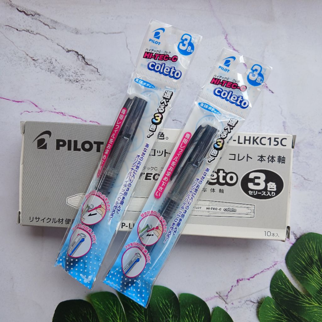 Pilot Hi-Tec-C Hi Tec C Coleto P-LHKC15C บรรจุ 3 ตลับปากกาเปล่า (1 ชิ้น)