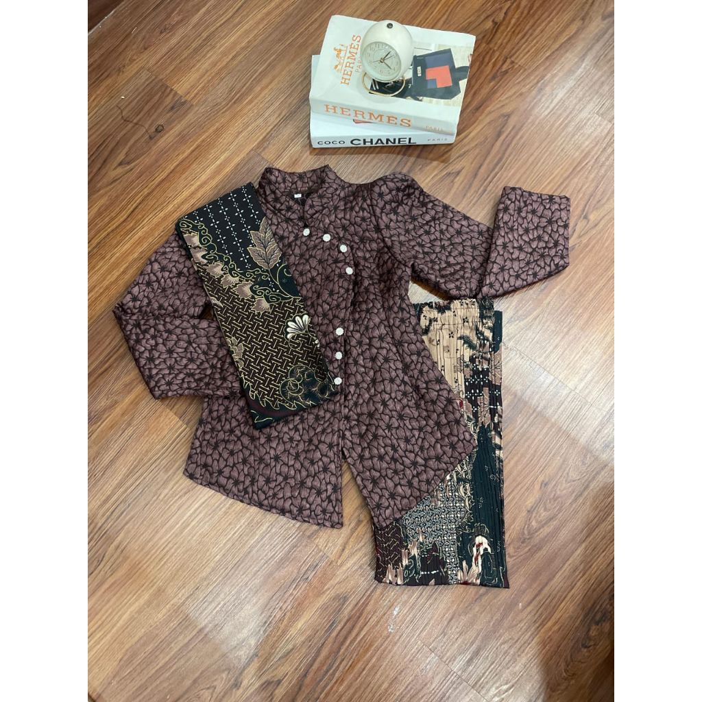 Nusantara Kebaya Set KEBAYA JANGGAN JAQUAR CHILDREN PREMIUM QUALITY KARTINI JAVA GRADUATION | KEBAYA