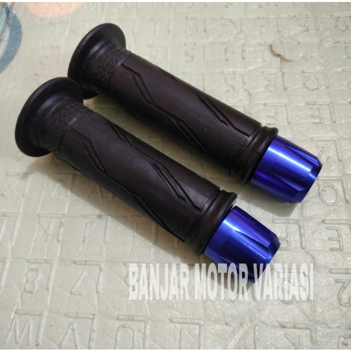 YAMAHA STANDARD HANDGRIP PACKAGE ยางรถจักรยานยนต์ + UNIVERSAL FULL CNC LINE HANDLEBAR STRAPS