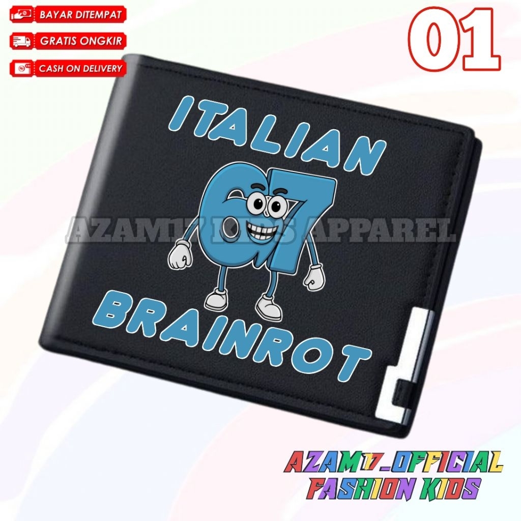 ANOMALI SEVEN LOS 67 STEALT BRAINROT FOLDING WALLET ฟรีชื่อ / ROBLOX STEAL BRAINROT CHILDRENS FOLDING WALLET LOS 67 SOX SEVEN
