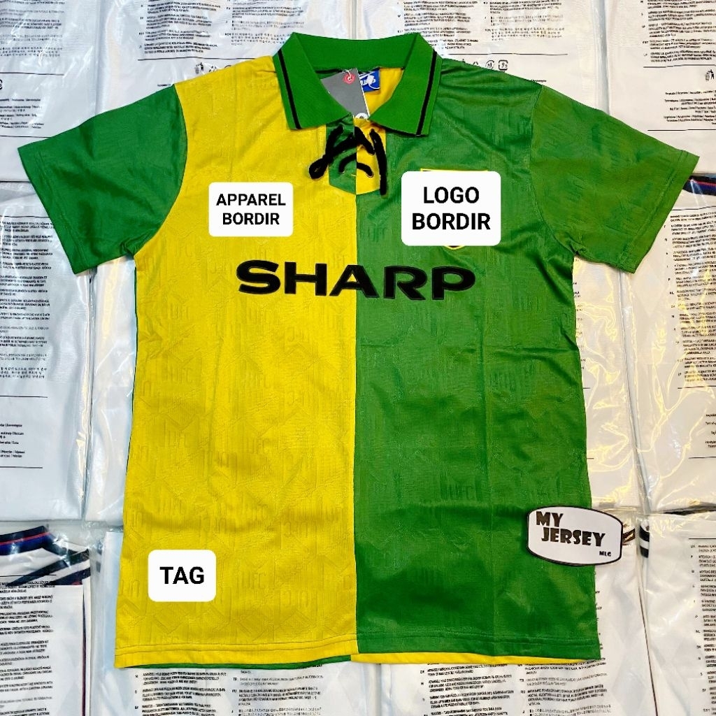 RETRO VINTAGE MU 1992/1994 (3rd) เสื้อแจ็คเก็ตแขนสั้น