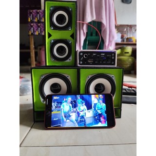 miniatur sound sistem model mini scoop sudah bluetooth dan bisa karaoke