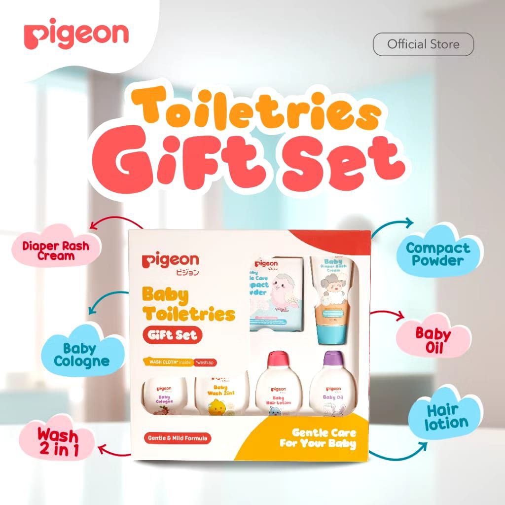 [Q] PIGEON TOILETRIES GIFT SET / BABY CARE SET