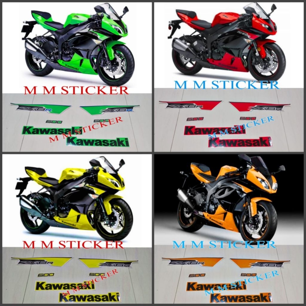 สติ๊กเกอร์ Striping KAWASAKI ZX-6R ZX6R ปี 2012 (HD Print / วัสดุพรีเมี่ยม)