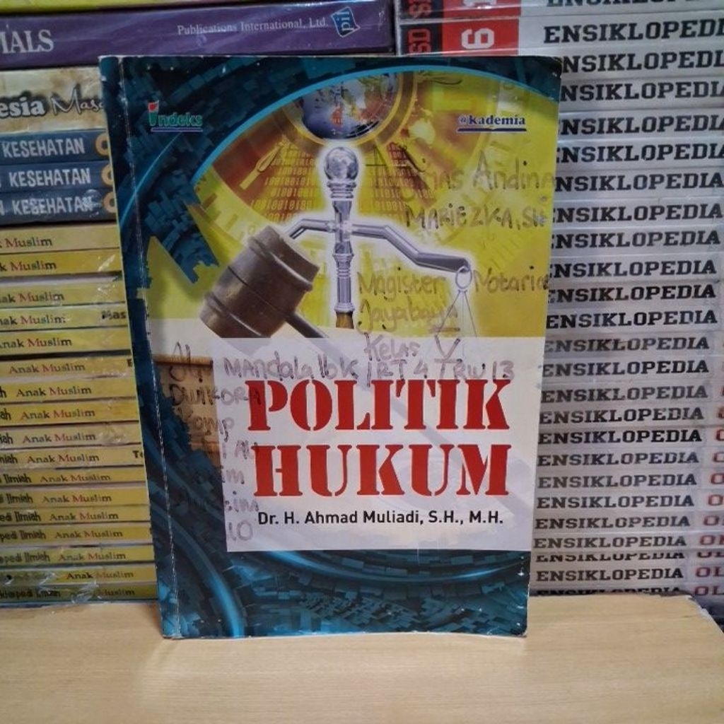 หนังสือต้นฉบับบน LEGAL POLITICS By Dr. H Ahmad Startadi S. H., MH Index