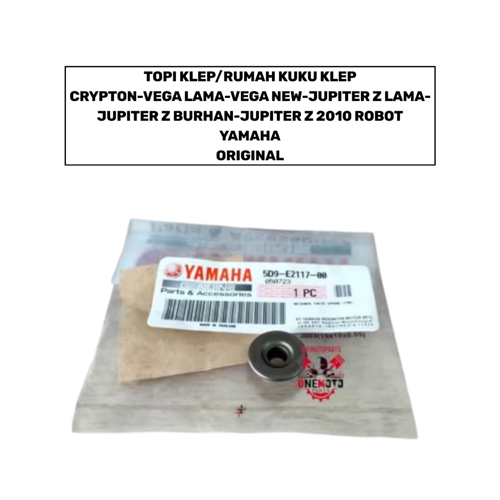 Orimoto- หมวกวาล์วเล็บ HOUSING CRYPTON VEGA OLD NEW JUPITER Z BURHAN 2010 ROBOT YAMAHA ORIGINAL 5D9-