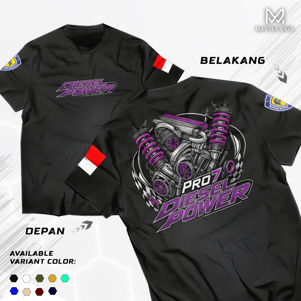 เสื้อยืด Pro7 Diesel Power - เสื้อ Diesel Racing Car Distro - เสื้อยืดใหม่ล่าสุด
