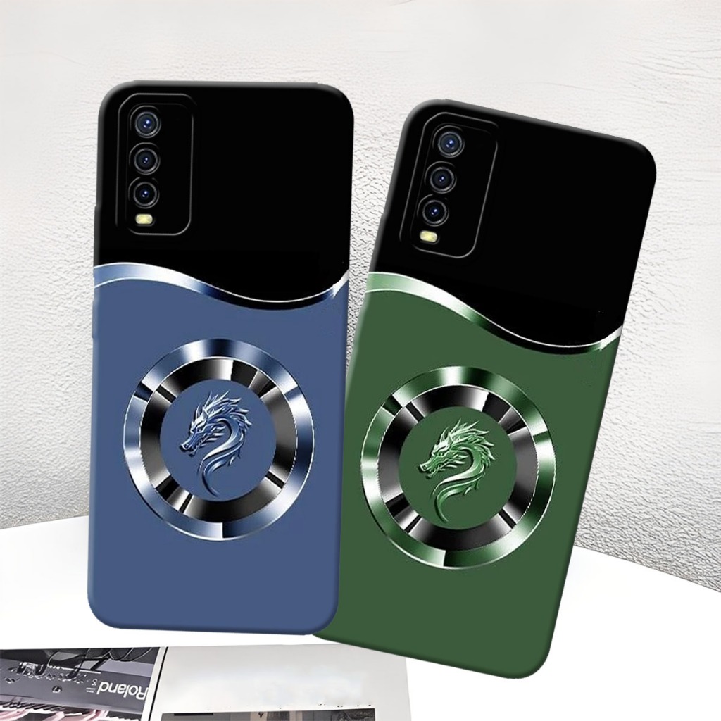 (FA-01) VIVO Y12S - Y20 - Y20S - Y30 - Y30I - Y50 Softcase Procamera Silicon Case drag0n Silicon mot