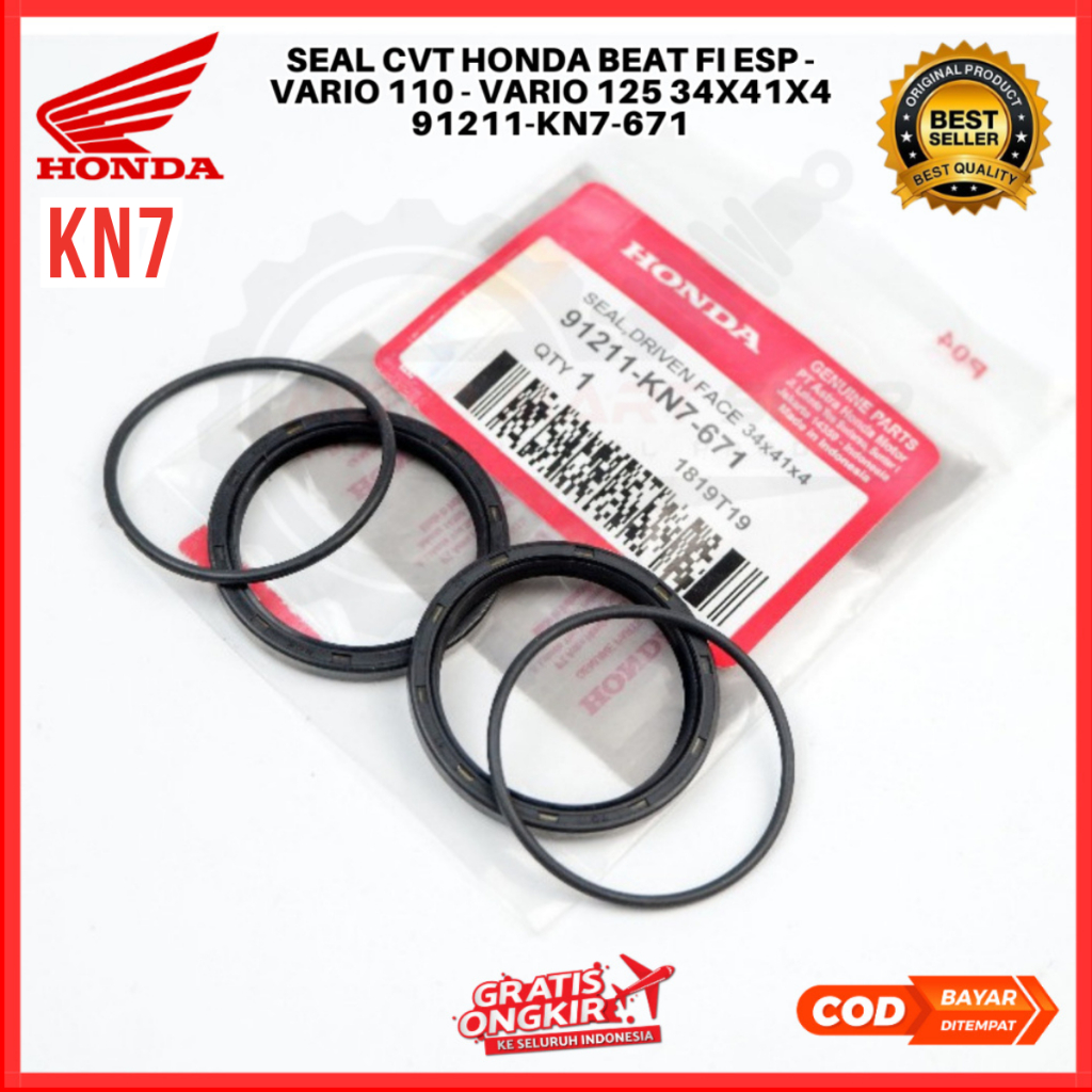 ซีล Honda Beat Fi Esp CVT / ซีล Vario 110 CVT - ซีล Honda Vario 125 CVT - 91211-KN7-671