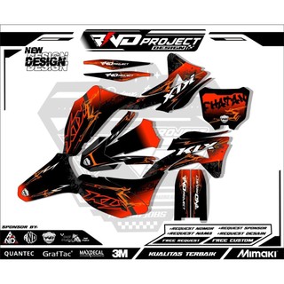 DECAL/STICKER GORDON/CRF/KLX BF/KLX DTRACKER/YAMAHA WR/HUSQVARNA Fullbody bisa custom