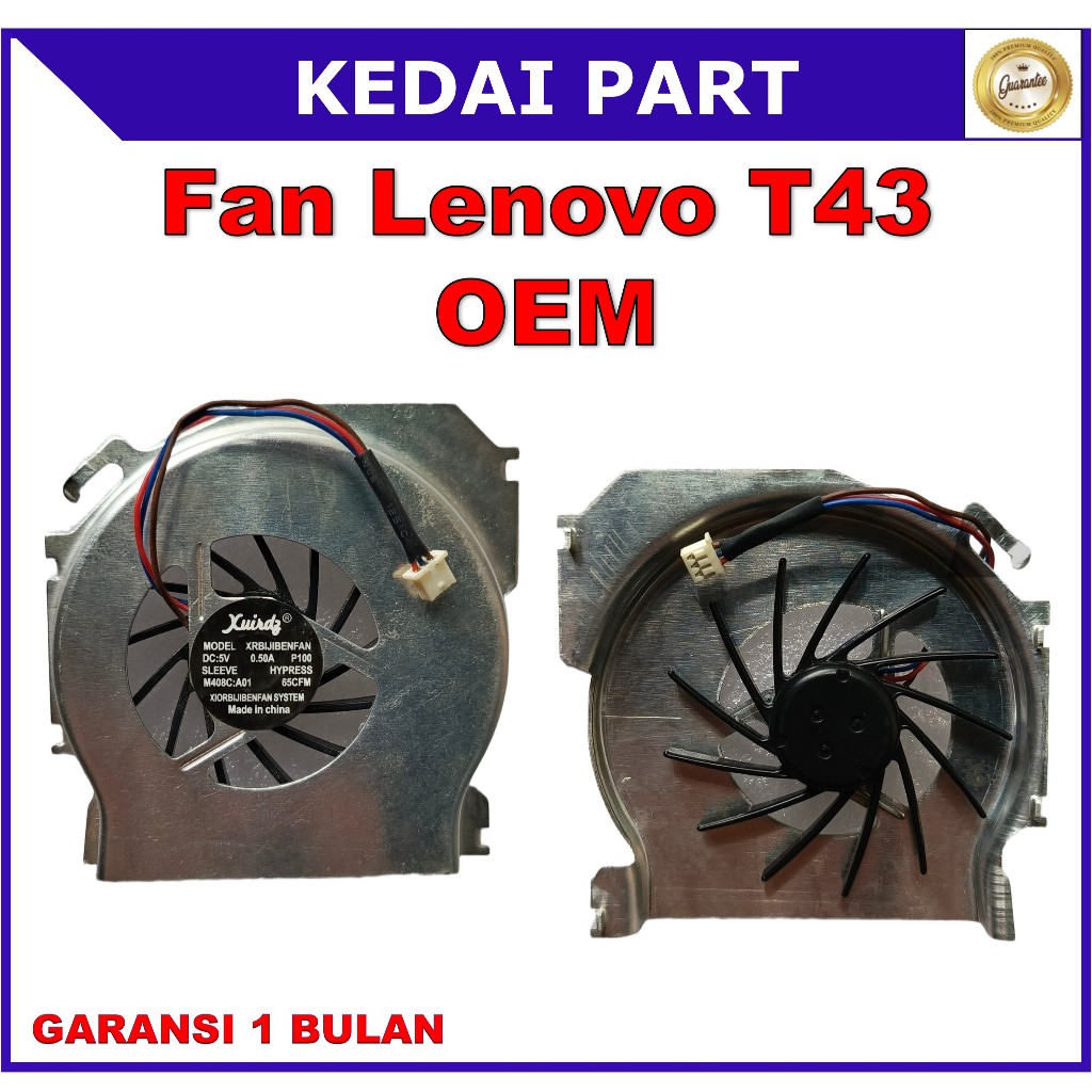 Lenovo Thinkpad T43 T40 T41 T42 T41P T42P OEM IBM Fan