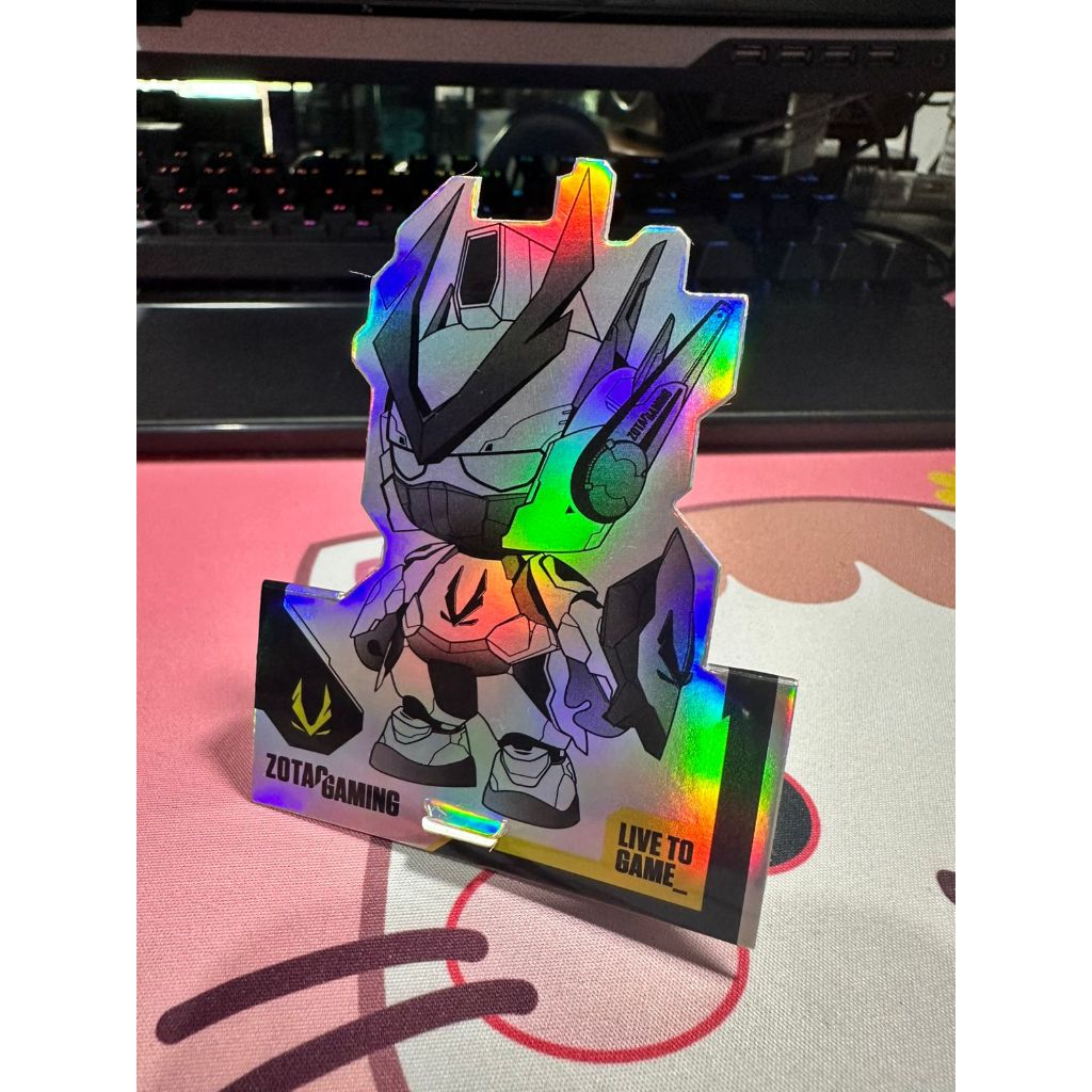 สติ๊กเกอร์หุ่นยนต์ของเล่น zotac ztorm ของขวัญมาสคอต vga rtx