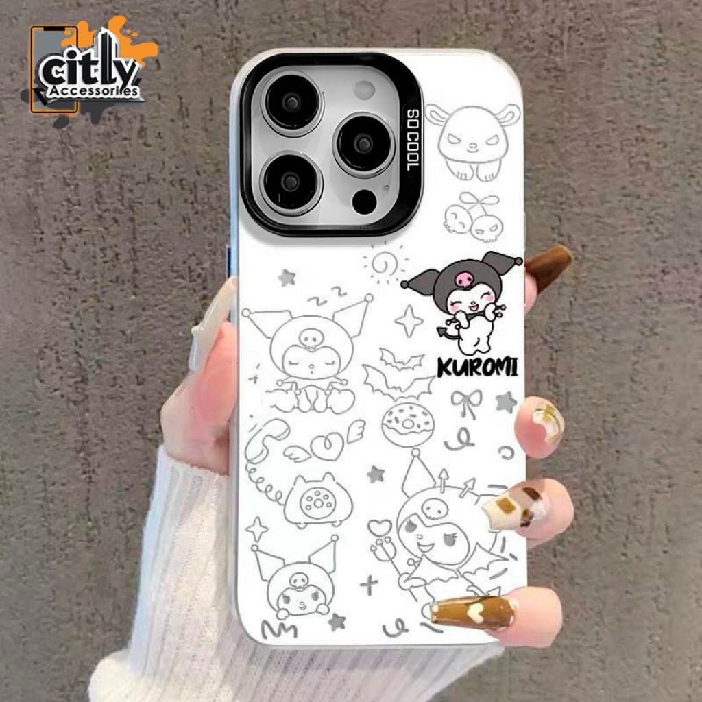 เคสRealme 5 5i 5S C2 C3 8 C12 C15 C20 C25 C25S C30 C30S C33 C35 C51 C53 C55 Note 50 - Kuromi Melody 