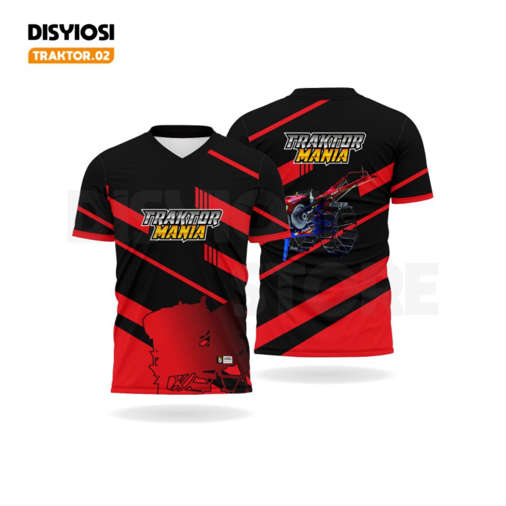รถแทรกเตอร์ล่าสุด Mania Rice Field Jersey 02 การพิมพ์เต็มรูปแบบ Dryfit คุณภาพระดับพรีเมียม