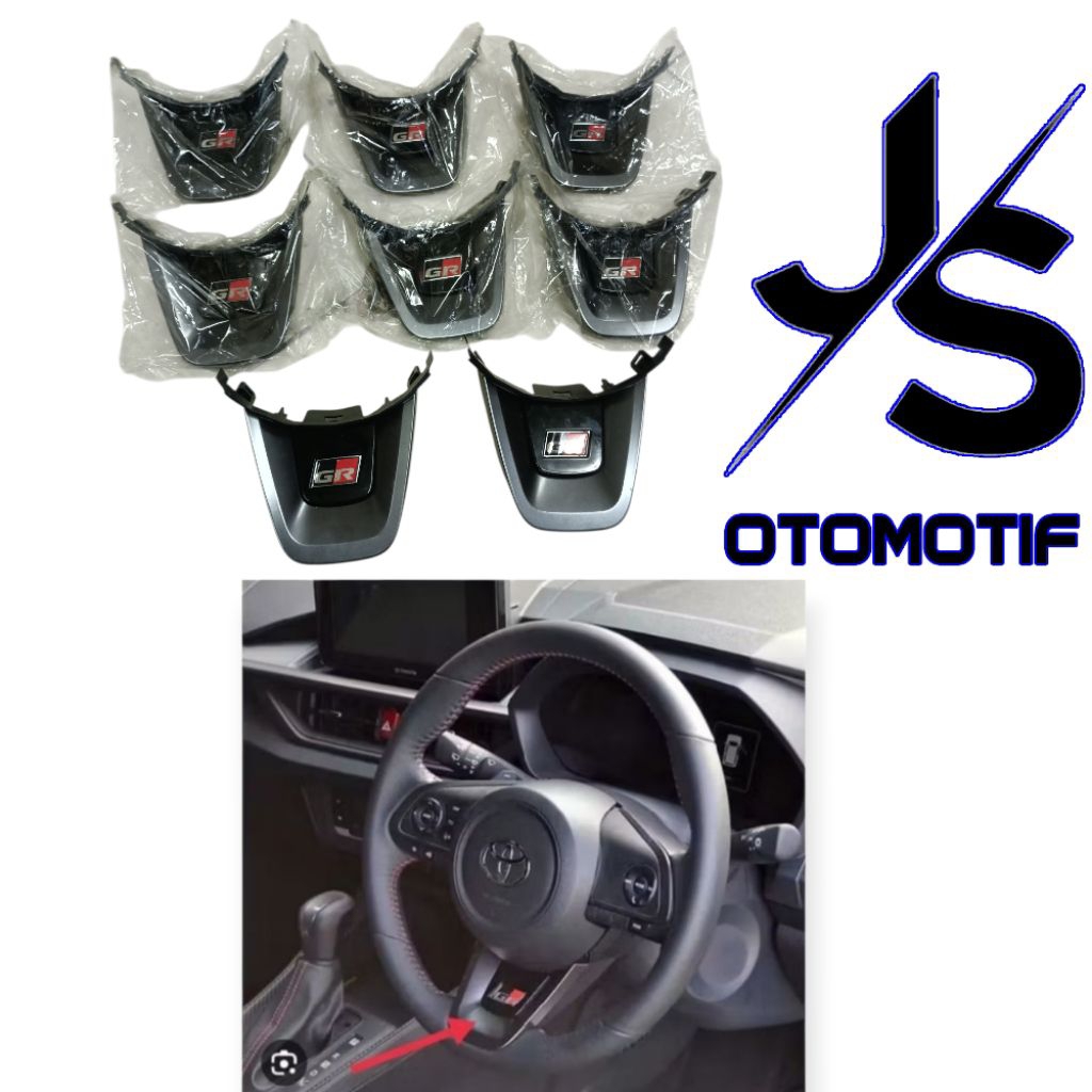 แผงพวงมาลัย GR Sport สําหรับรถยนต์ Agya และ Raize 2023