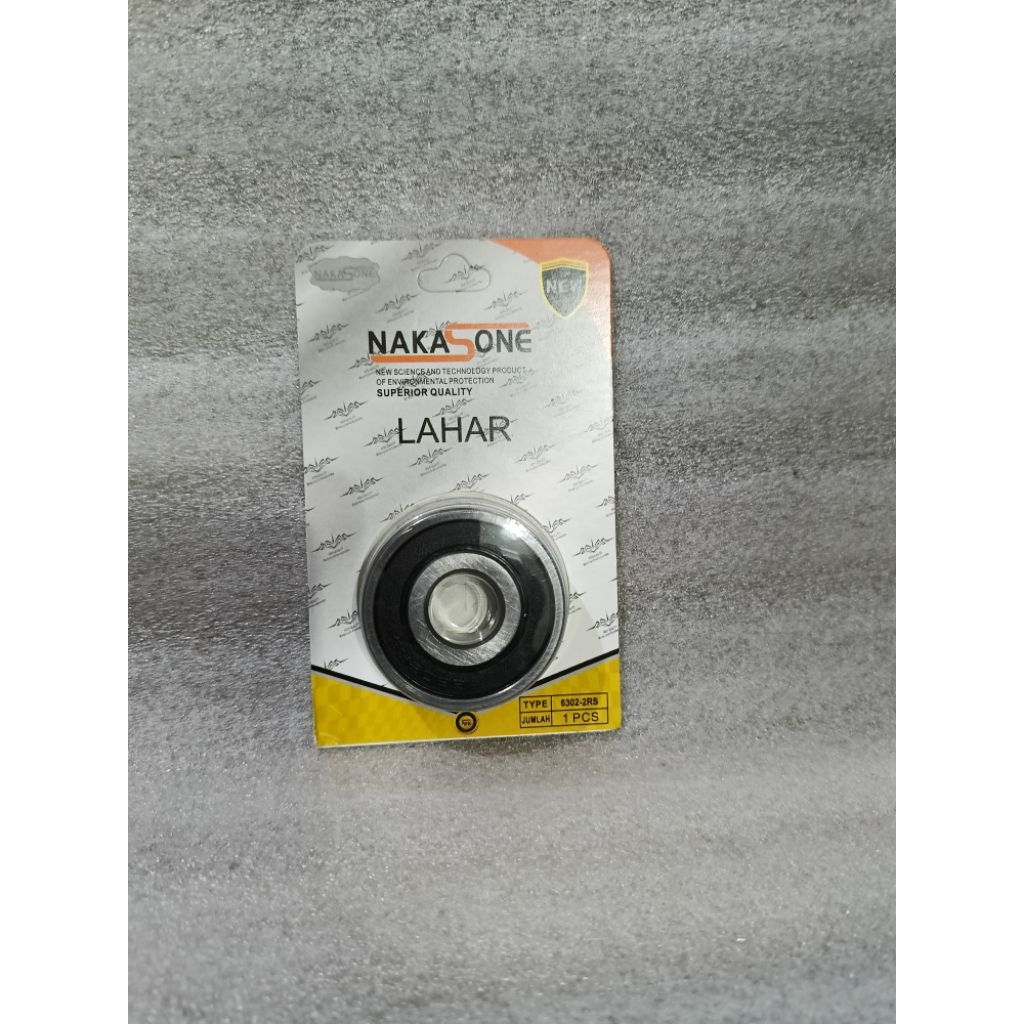 [1PC] LAHER 6302 ยี่ห้อ NAKASONE BEARING 6302