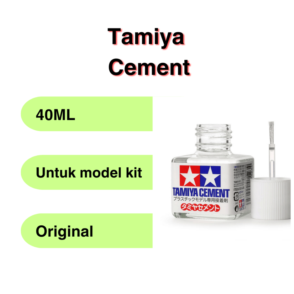 Tamiya Cement/Extra Thin Cement Liquid Adhesive 40ML - ซีเมนต์พลาสติก