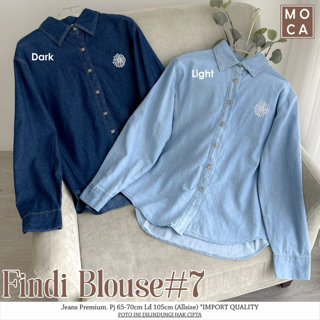 NO CANCEL• Findi Blouse 7 by Moca• Jeans Top