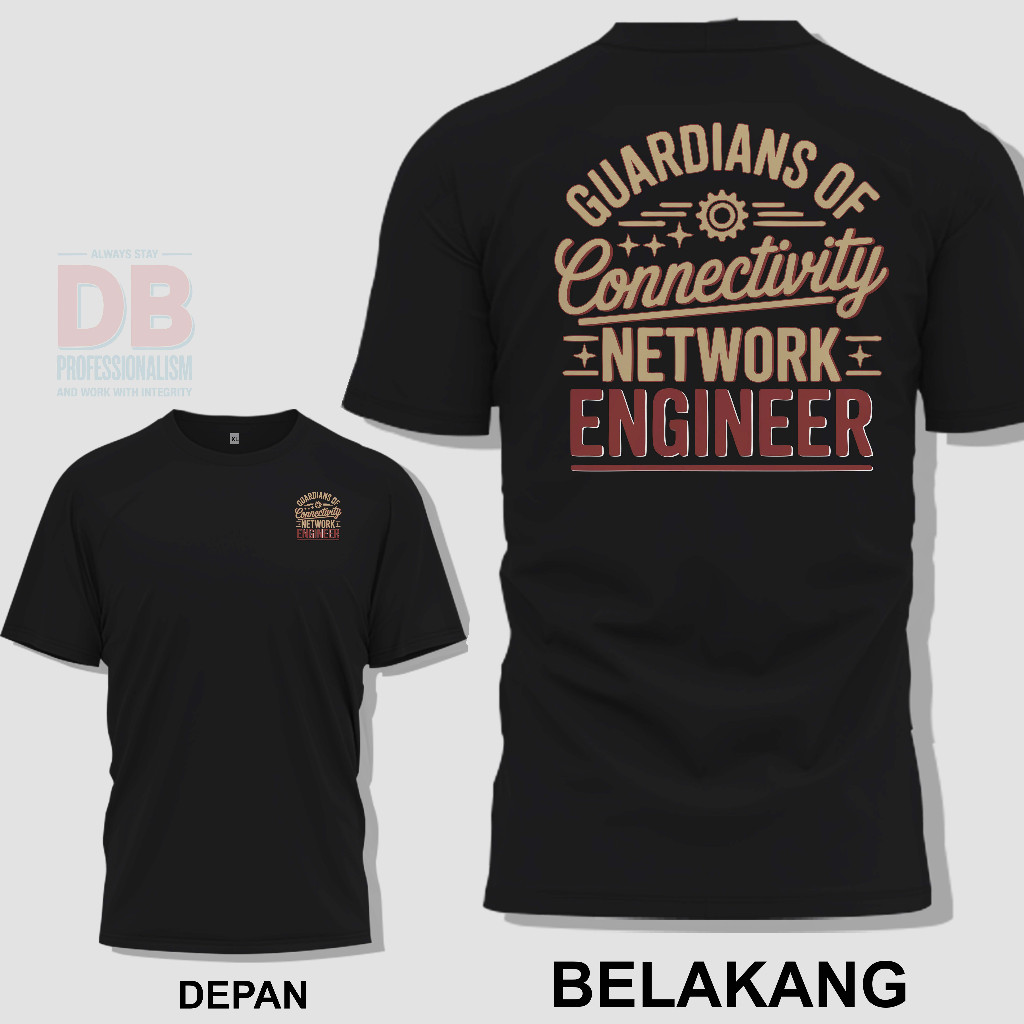 เสื้อยืด Network Engineer Distro | Guardians Of Conectivity Network Engineer Short T Shirt
