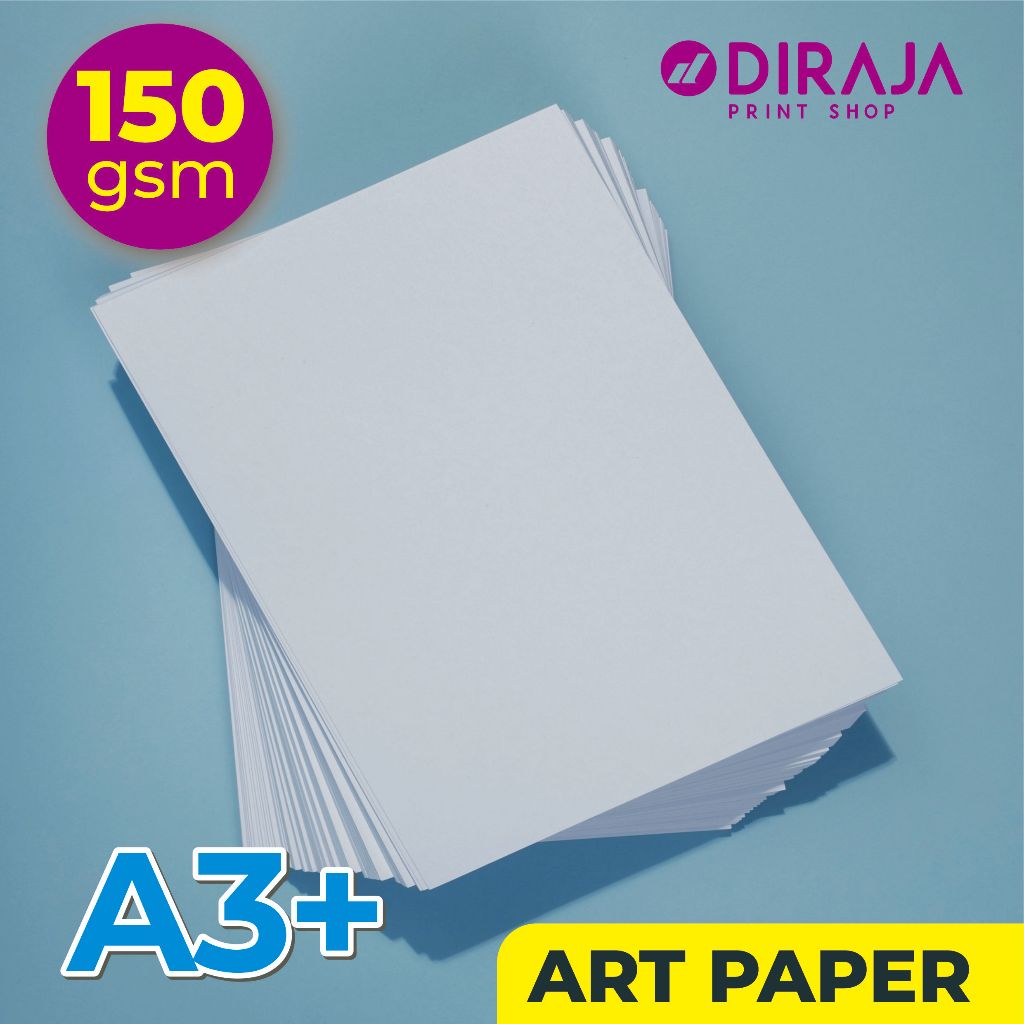 กระดาษอาร์ต 150 แกรม A4 / F4 / A3+