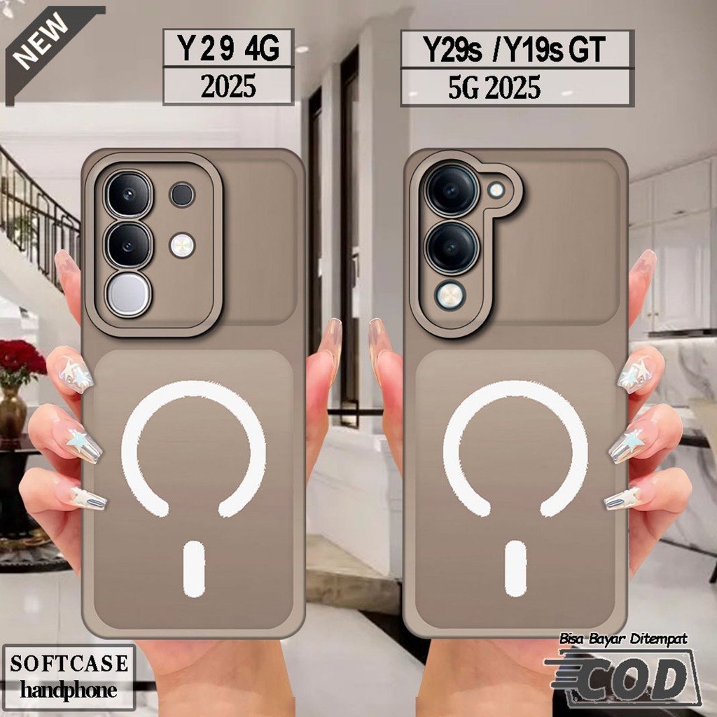 VIVO Y29 4G Silicone - เคส VIVO Y29S - เคส VIVO Y19S GT _เคส softcase สีดําใสยืดหยุ่นสุดเท่
