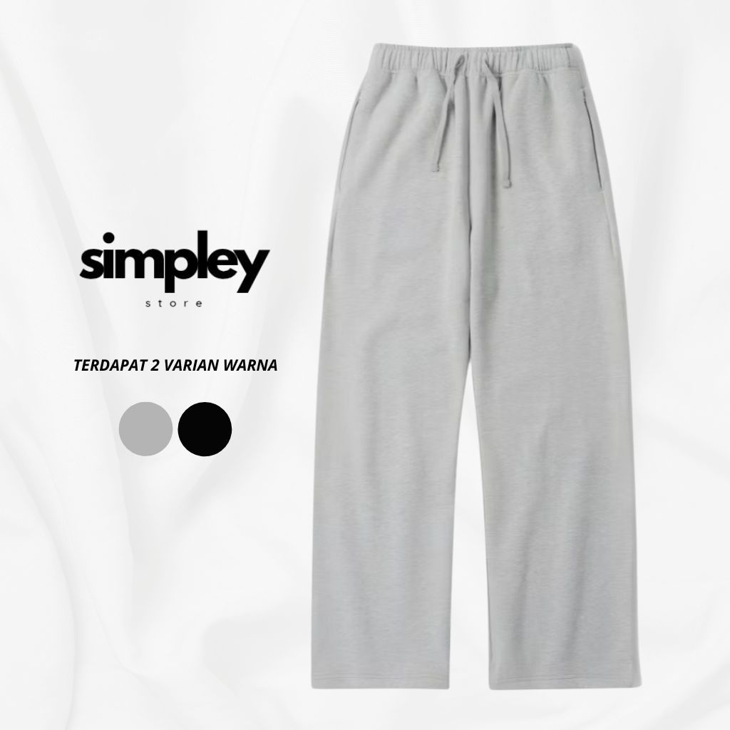 กางเกงวอร์ม Culottes ทรงหลวมสําหรับผู้ชายและผู้หญิงอินเทรนด์ - กางเกงวอร์ม Baggy Unisex