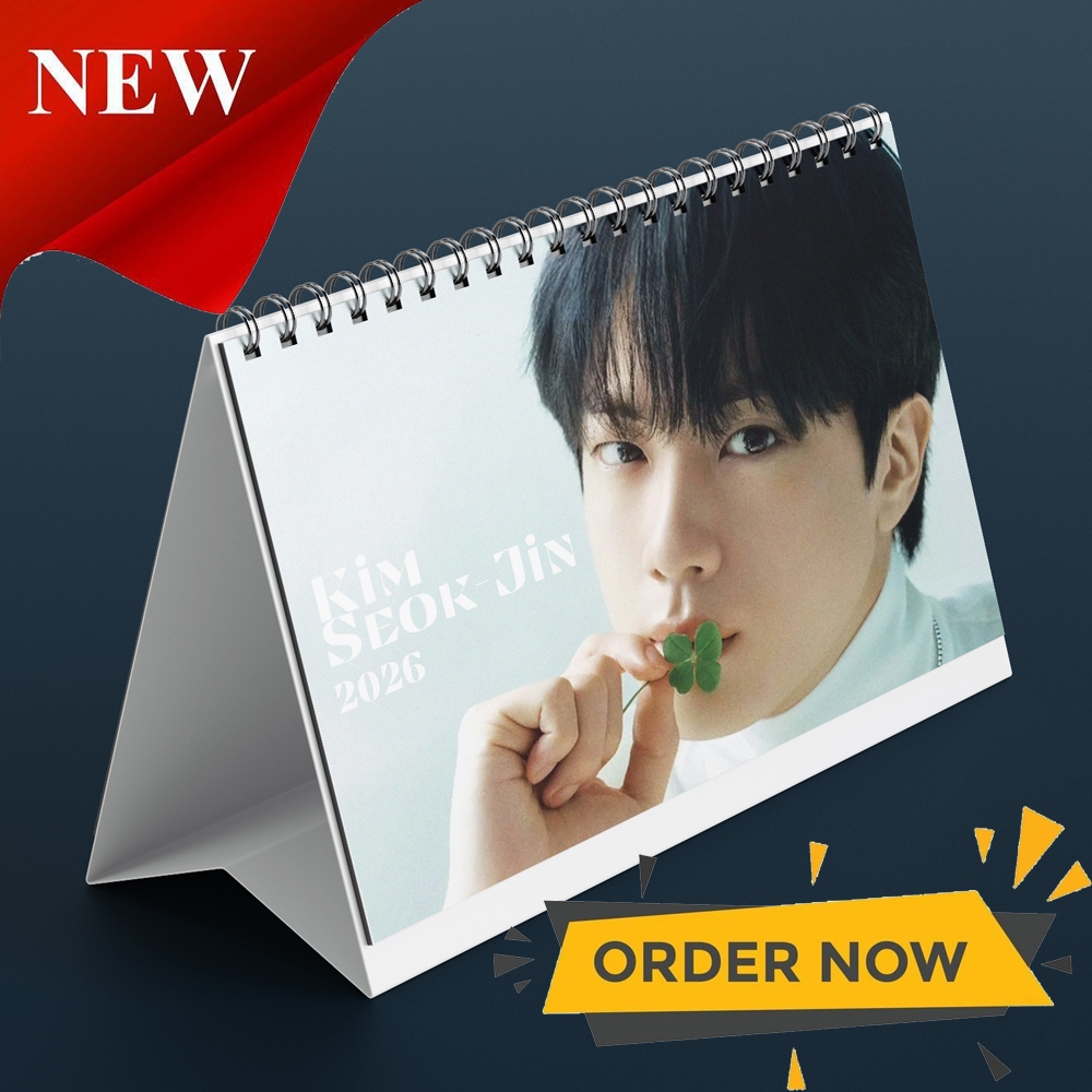 A&M JIN BTS ปฏิทินตั้งโต๊ะ 2026 K-POP